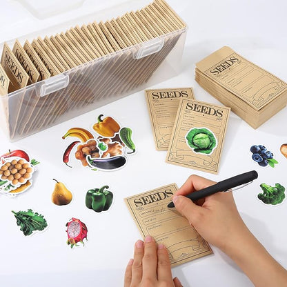 Plastic Clear Seed Storage Organizer Box - Image 7