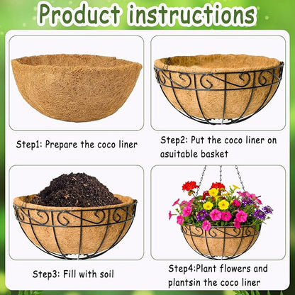 14 Inch Hanging Planters - Image 6