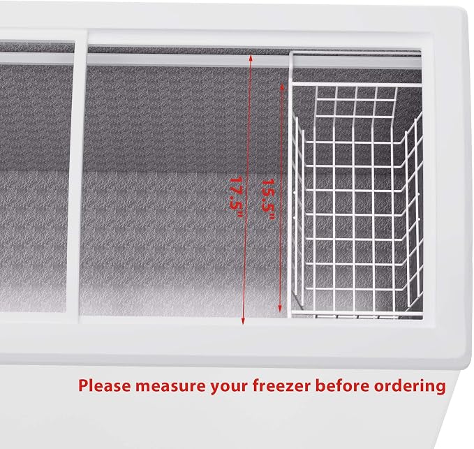 Chest Freezer Organizer Bins, Deep Freezer Basket Storage Wire Metal Hanging - Image 5
