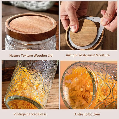 24 OZ/6 PCS Glass Storage Jar - Image 4