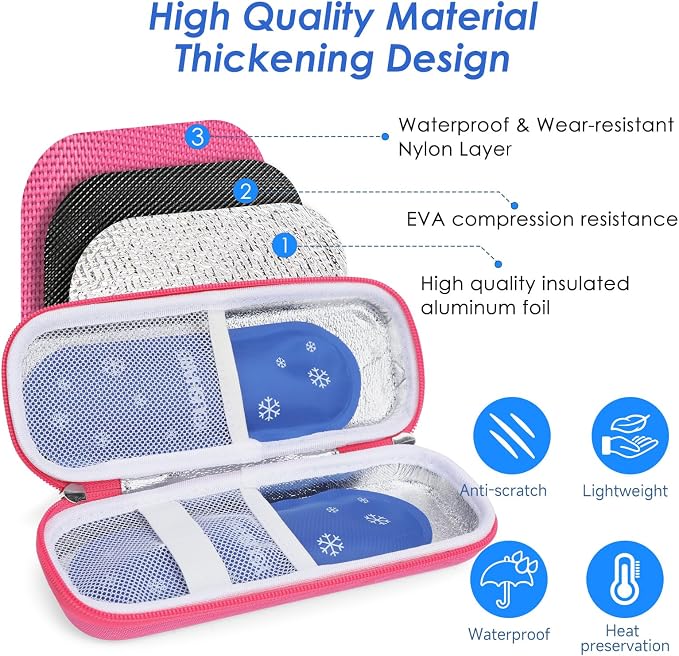 YOUSHARES Insulin Cooler Travel Case TSA Approved - Image 4
