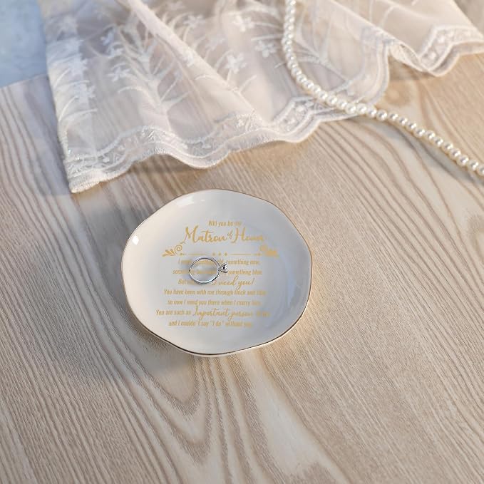 HOME SMILE Matron Of Honor Ring Dish - Image 2