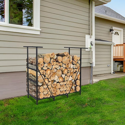 Vailge Firewood Rack Outdoor 4FT - Image 8