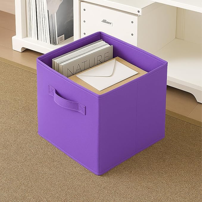 ShellKingdom Storage Bins, Foldable Fabric Storage Cubes And Cloth Storage - Image 6