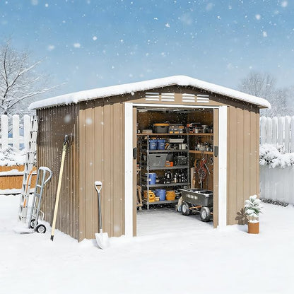 Gotland 8FT x 6FT Sheds & Outdoor Storage, Metal Shed - Image 7