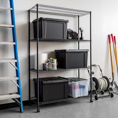 IRIS USA, Inc. 4-Tier Adjustable Heavy Duty Steel Storage Rack - Image 2