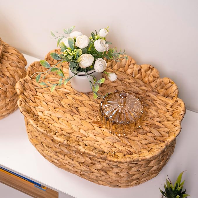 Set of 3 Wicker Storage Baskets - Image 4