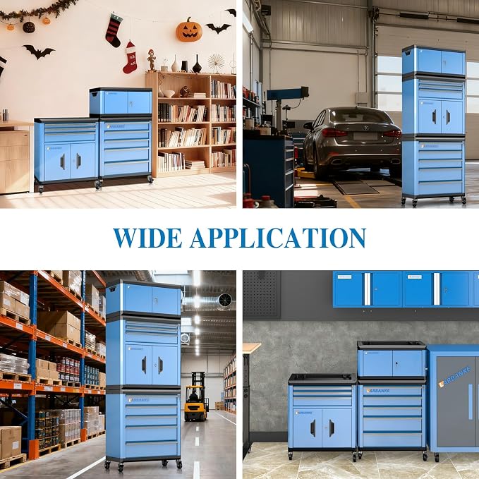 LARBANKE 8 Drawer Rolling Tool Chest - Image 7