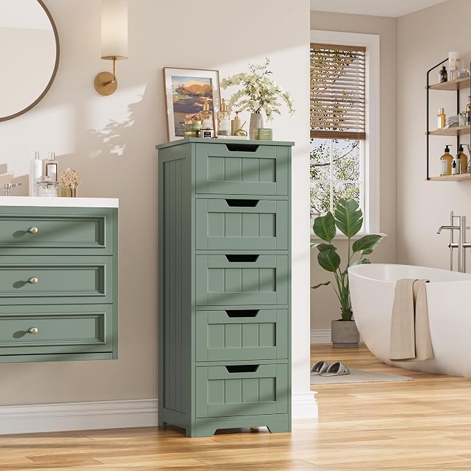 FOTOSOK Bathroom Cabinet, Bathroom Storage Cabinet by FOTOSOK