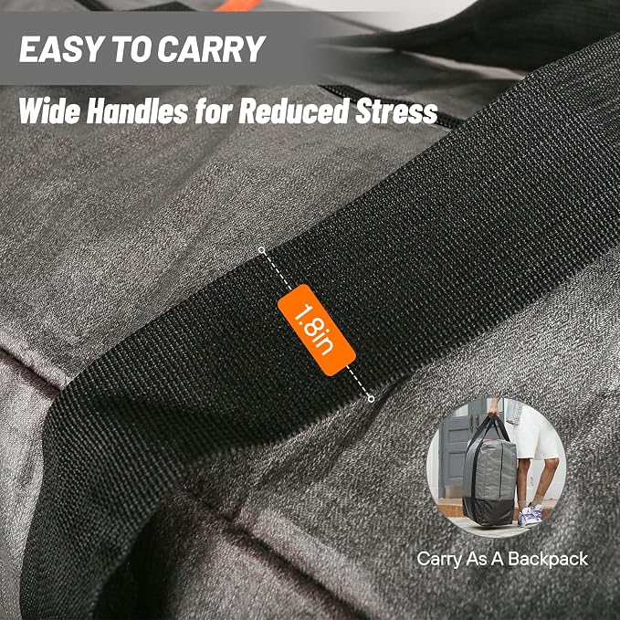4 Pack Moving Bags Heavy Duty, Storage Bags - Image 5