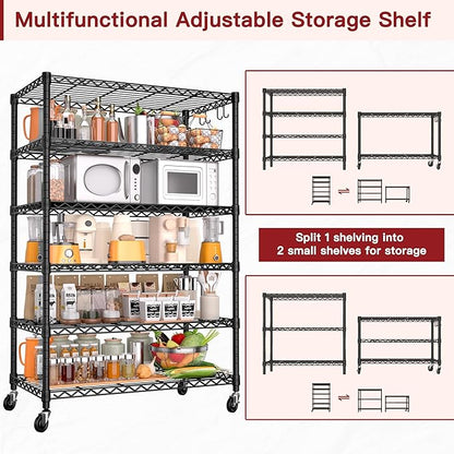 PrimeZone 6 Tier Wire Shelving - Image 4