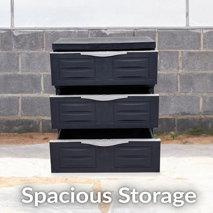 Sunnydaze 3-Tier Storage Cabinet - Image 3