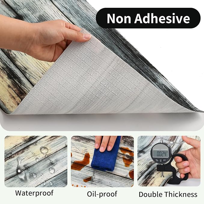 Shelf Liners for Kitchen Cabinets Non Adhesive Drawer Liner 17.5in x 20FT Blue - Image 4