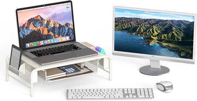 Simple Houseware Metal Desk Monitor Stand Riser - Image 5