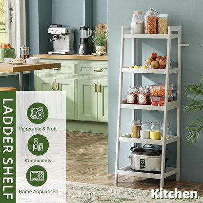 Bookshelf, 5 Tier Ladder Bookcase - Image 9