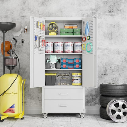 Upgraded Metal Garage Storage Cabinet - Image 2