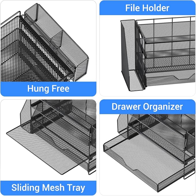 OPNICE Desk Organizer, 4-Tier Desktop File Organizer - Image 6