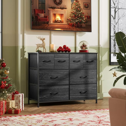 WLIVE Wide Dresser for Bedroom, 8 Drawer Chest of Drawers, Wide storage design - Image 2