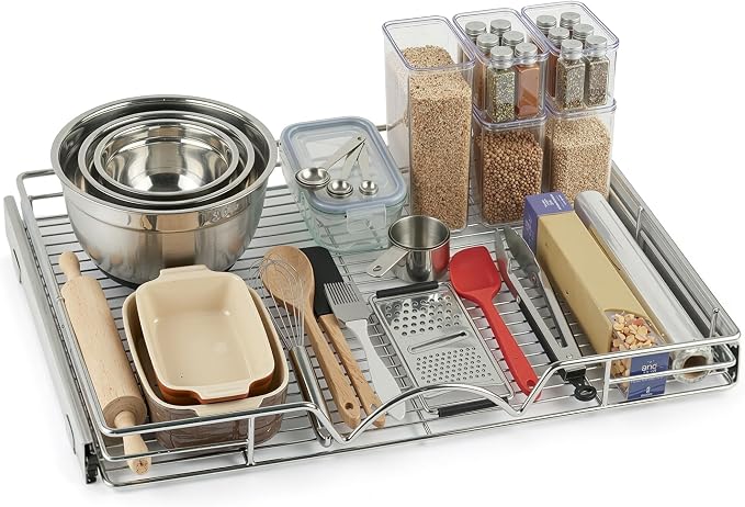 HOLDN’ STORAGE Pull Out Cabinet Organizer, Heavy Duty Caddy w/Lifetime Limited by HOLDN%E2%80%99STORAGE