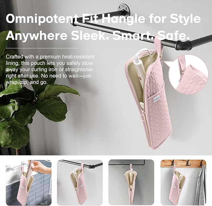 Hot Tools Organizer Heat Resistant Mat Case Hair Tools Holder Travel Bag - Image 3