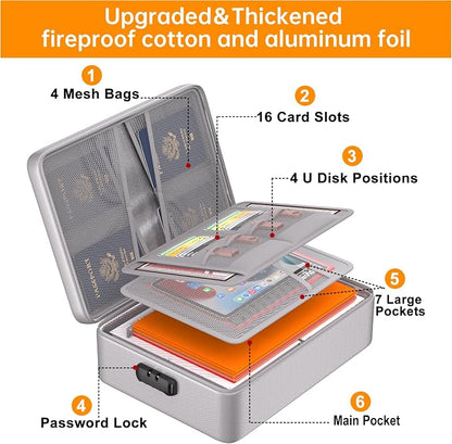 DocSafe 5200°F Fireproof Document Organizer Box - Image 9