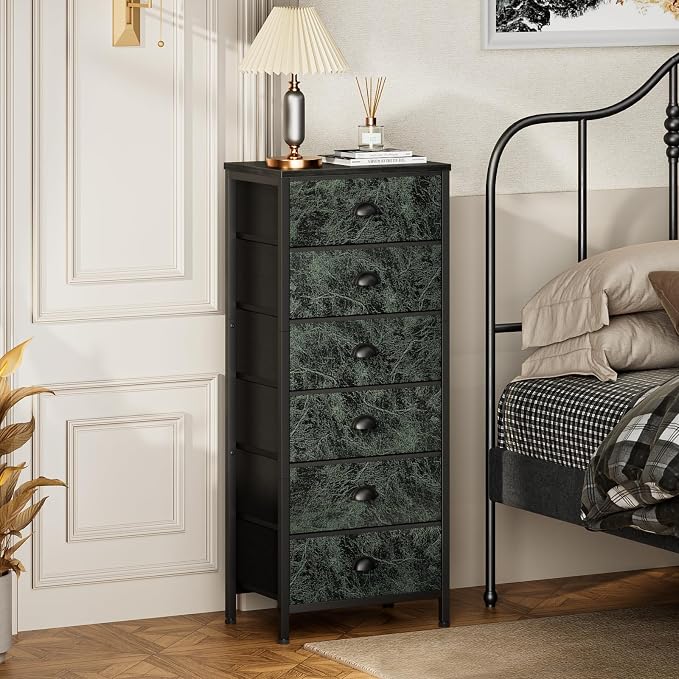 Furnulem Vertical Dresser for Bedroom, Tall Storage Tower Unit and Chest - Image 6