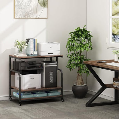 32.3" Wide Extra Large Printer Stand, 3 Tier Printer Table - Image 6