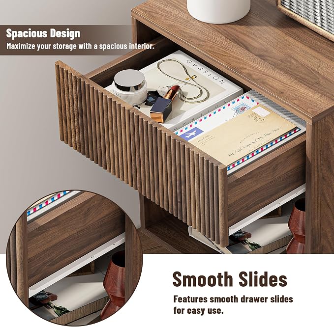 Nightstand, Modern Bedside Table - Image 5