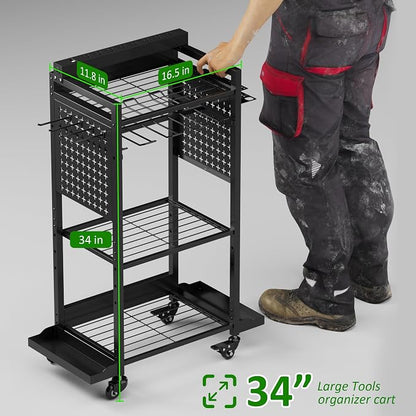 Power Tool Organizer Rolling Cart - Image 3