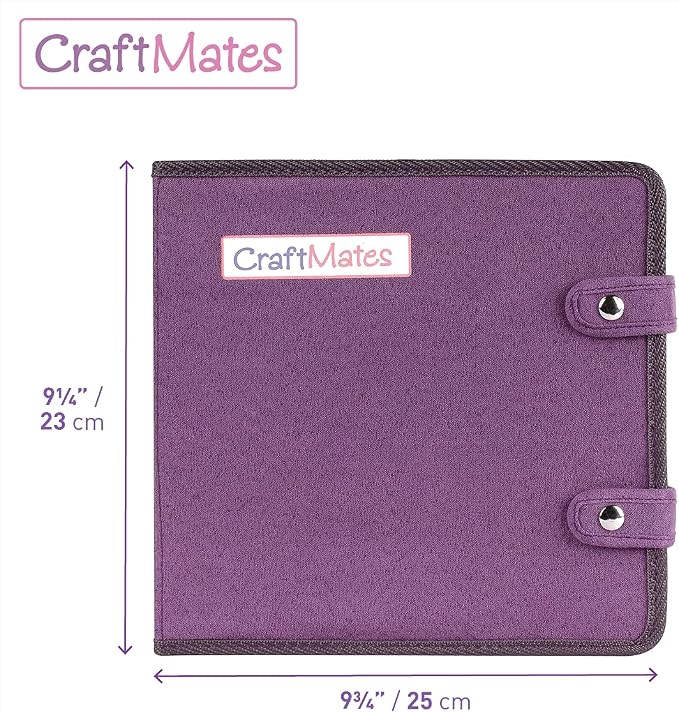 Craft Mates Double-Sided Case, 8 Organizers, Locking Compartments, Diamond Art - Image 3