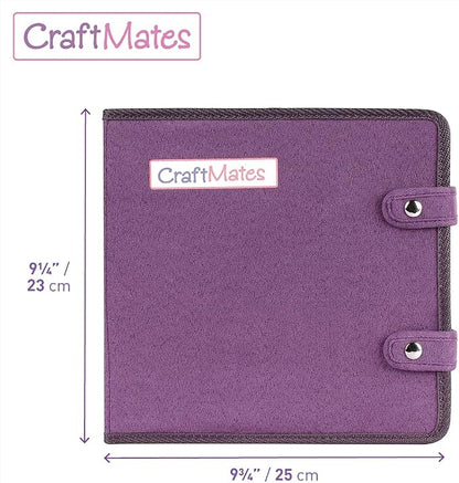 Craft Mates Double-Sided Case, 8 Organizers, Locking Compartments, Diamond Art - Image 3