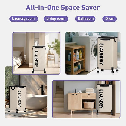 Caroeas Next-Gen 105L Matel Frame Laundry Basket - Image 6