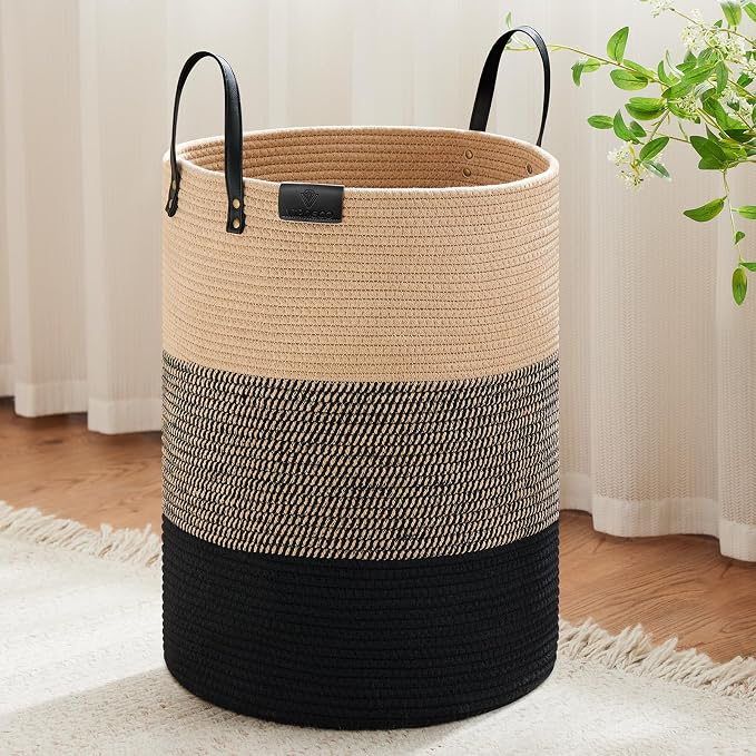VIPOSCO Tall Laundry Basket, Large Dirty Clothes Hamper by VIPOSCO
