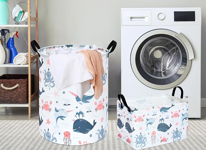 MAIZMZ Cute Storage Basket Gifts Basket Toys Organizer Waterproof Kids Hamper - Image 2
