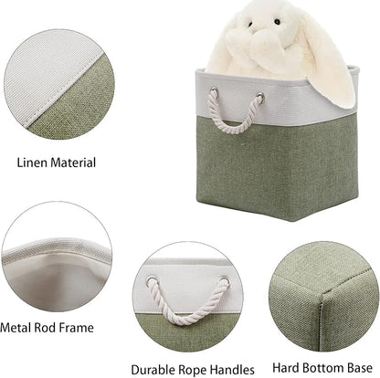 Fabric Storage Cubes, 11 inch cube storage bin - Image 3