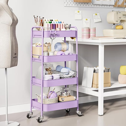 TOOLF 4-Tier Rolling Cart - Image 8
