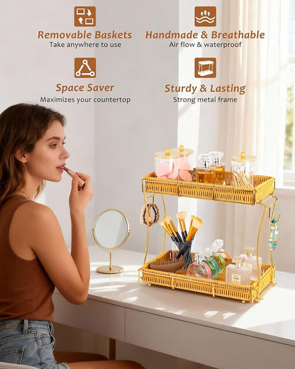 Bathroom Organizer Countertop Perfume Organizer Makeup Organizer Cosmetics - Image 7