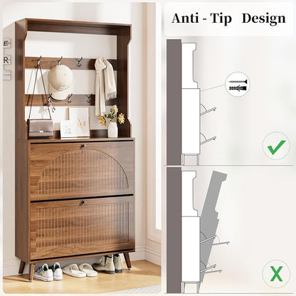 Fsbecl Shoe Cabinet for Entryway - Image 9