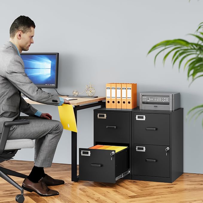 SISESOL 2 Drawer File Cabinet - Image 2