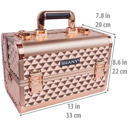 SHANY Premier Fantasy Professional Makeup Train Case Cosmetic Box Portable - Image 4