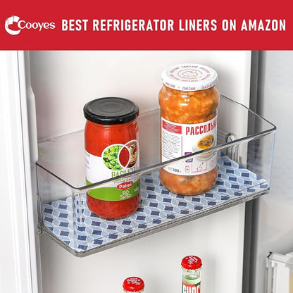 Cooyes 6 Pack Cloth Shelf Liners 17.7" × 36", Non-Slip Refrigerator Liners - Image 9