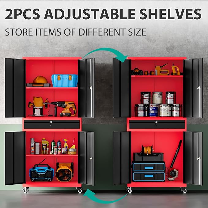 SISESOL Metal Storage Cabinet - Image 6