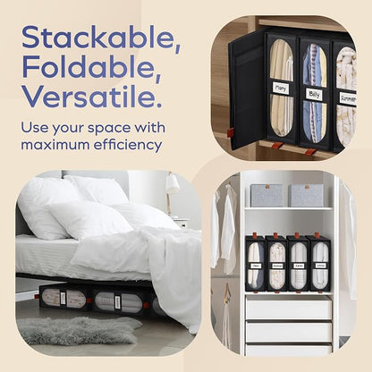 8x Bed Sheet Organizer Storage Boxes - Image 5