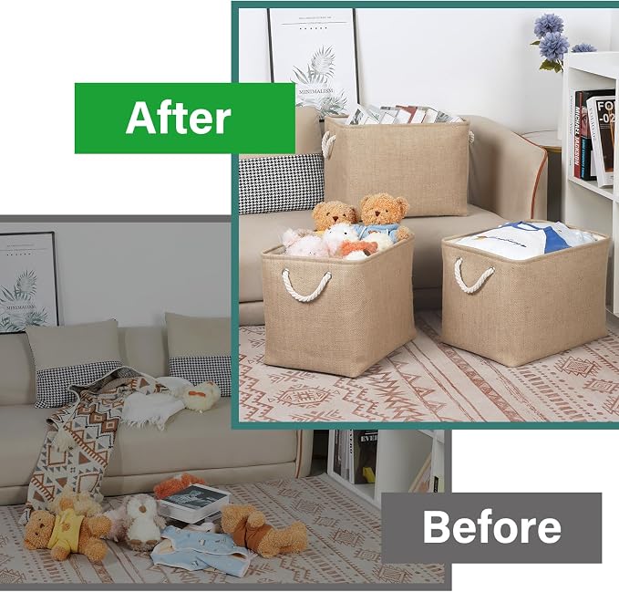 Bidtakay Fabric Storage Baskets - Image 6