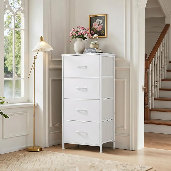 4 Drawers Dresser for Bedroom Fabric Storage Tower - Image 2