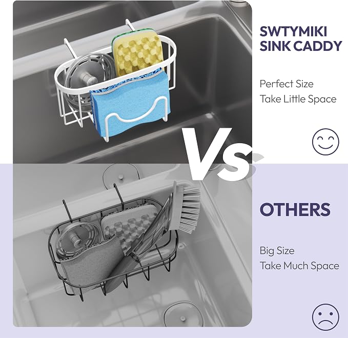 SWTYMIKI Sponge Holder for Kitchen Sink - Image 5