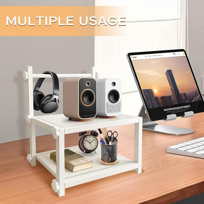 Label Holder Wooden for Rolls & Fan-Fold, Rear Thermal Printer Stand, Shipping - Image 3