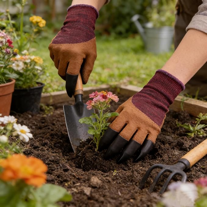 Gardening Gloves with Claw, Planting Waterproof Gardening Gloves, - Image 5