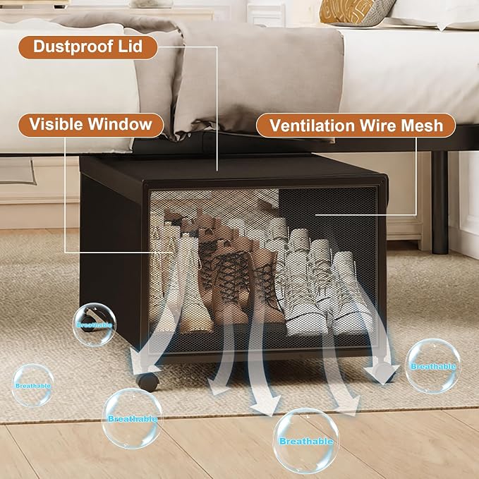 Fokyfok 2 Pack Under Bed Storage - Image 6