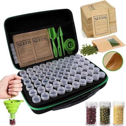 Seed Storage Organizer Box 60 Slots, by Unknown